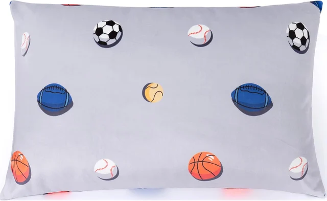 Sporty Star Kids Pillow + Pillowcase