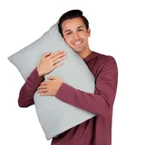 Solid Slumber Grey Pillowcase thumbnail 2